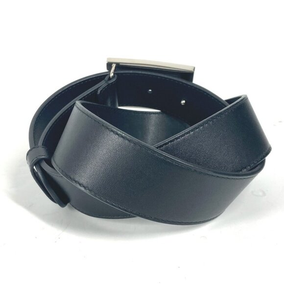 GUCCI 550106 Sequin GG logo crystal belt Leather Black main image 6
